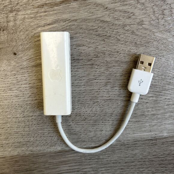 Apple External USB Dial Up Modem 56k MA034 Cable Dongle Genuine OEM Authentic - Picture 1 of 4